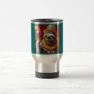 Sloth Clown Travel Mug