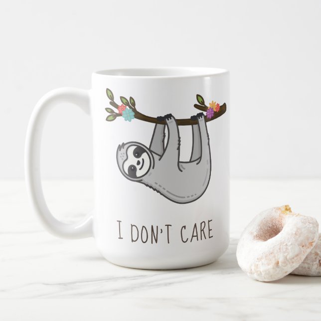 Sloth Coffee Mug (With Donut)