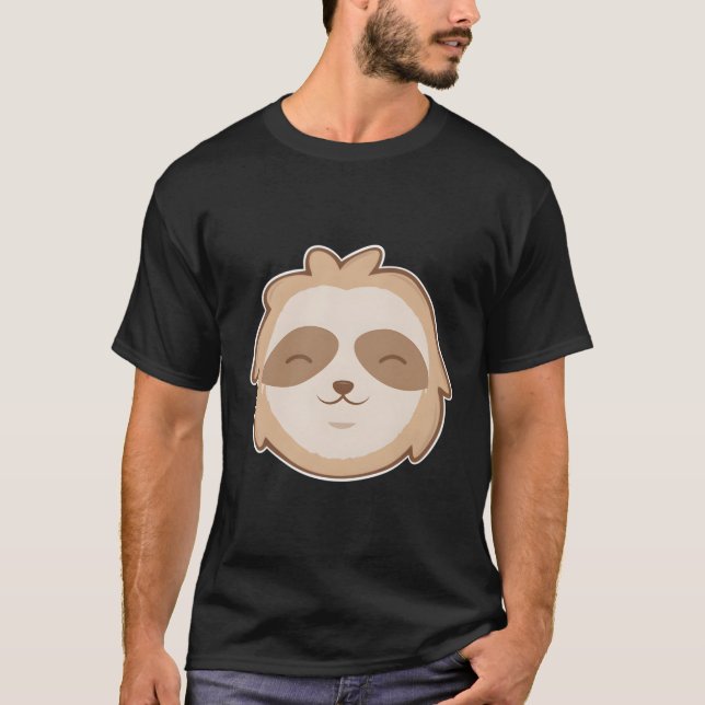 Sloth Comfy Costa Rica Three-Toe Sloth T-Shirt (Front)