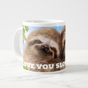 Sloth Couple Giant Coffee Mug