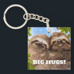 Sloth Couple Keychain<br><div class="desc">Love you slow much! | Avanti,  the Global Humor Brand™ has been entertaining the world with its Feel Good Funny greeting cards for over 40 years. Our characters live life to the fullest and celebrate the humor in everyday life.</div>