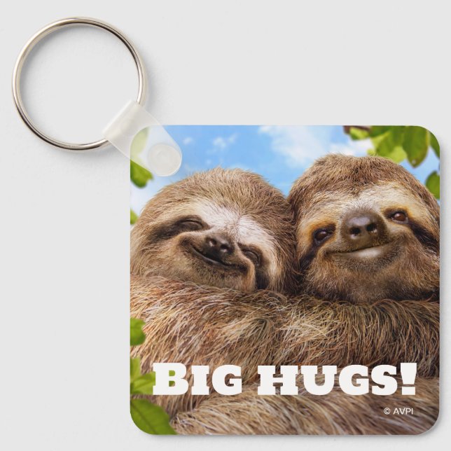 Sloth Couple Keychain (Front)