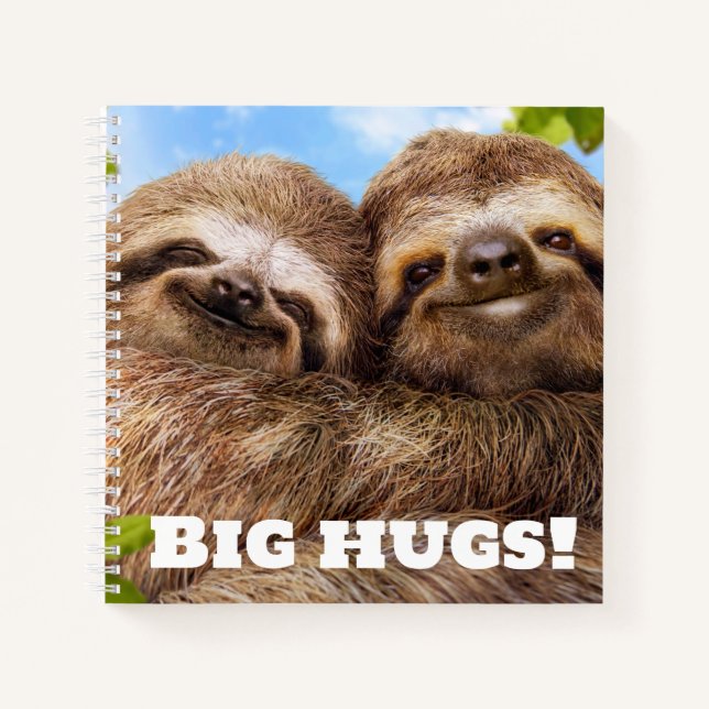 Sloth Couple Notebook (Front)