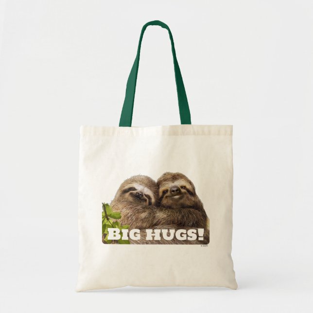 Sloth Couple Tote Bag (Front)