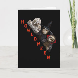Sloth Custom Happy Halloween Shirt Sloth Graphic Card