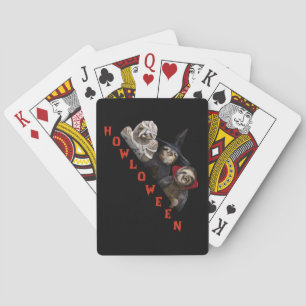 Sloth Custom Happy Halloween Shirt Sloth Graphic Poker Cards