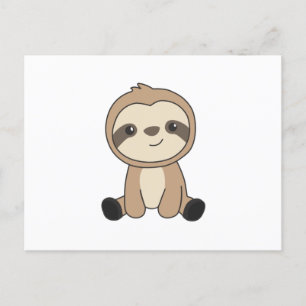 Sloth Cute Animals For Kids Funny Sloths Postcard
