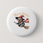 Sloth Cute Halloween Witch Funny Essential T-Shirt Button