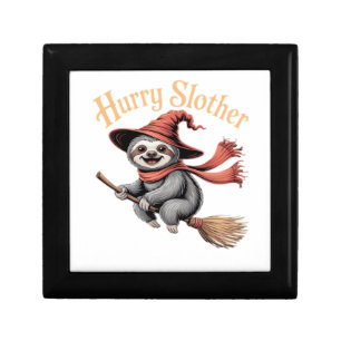 Sloth Cute Halloween Witch Funny Essential T-Shirt Gift Box