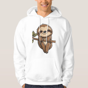 Sloth Cute Sloth Cute Cartoon Hoodie