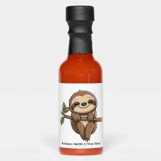 Sloth Cute Sloth Cute Cartoon  Hot Sauces