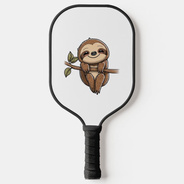 Sloth Cute Sloth Cute Cartoon  Pickleball Paddle (Front)