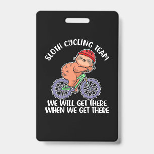 Sloth Cycling Team Badge