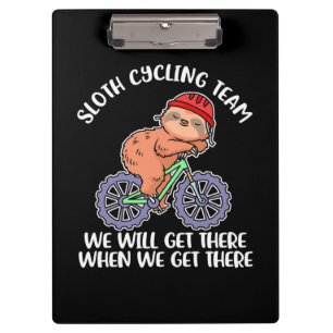 Sloth Cycling Team Clipboard