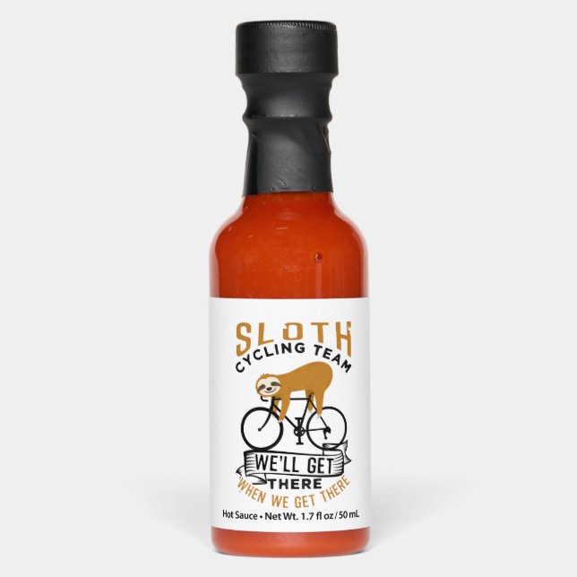 Sloth Cycling Team   Hot Sauces (Front)