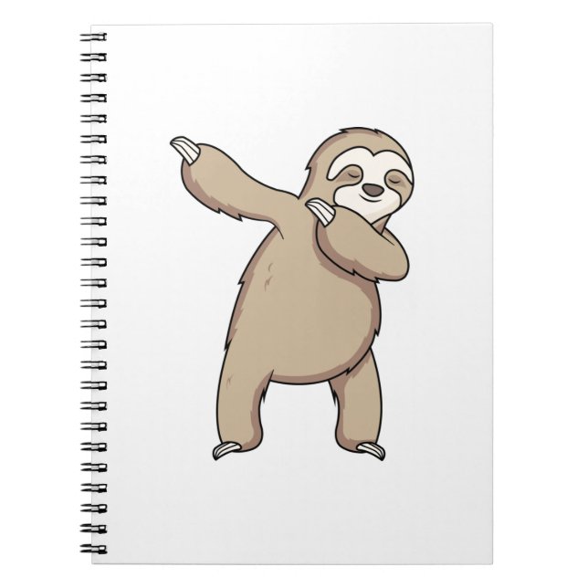 Sloth Dab  Notebook (Front)