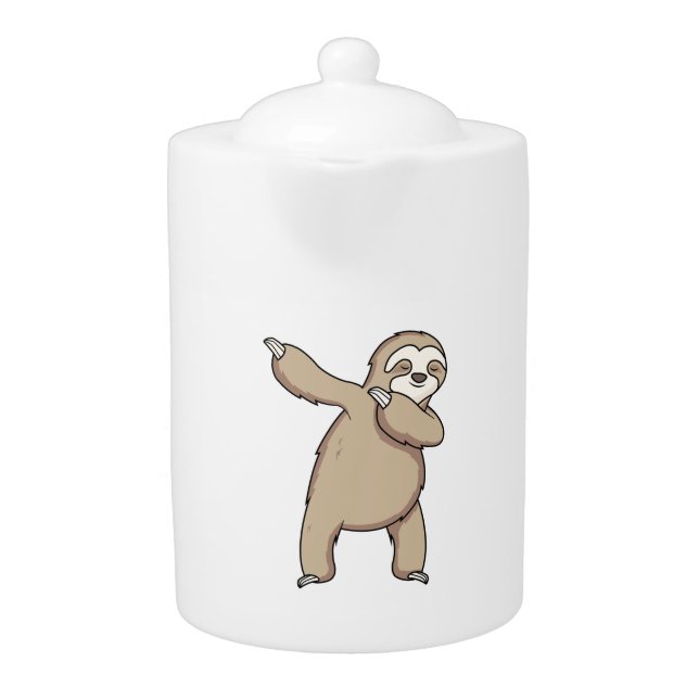 Sloth Dab  Teapot (Front)