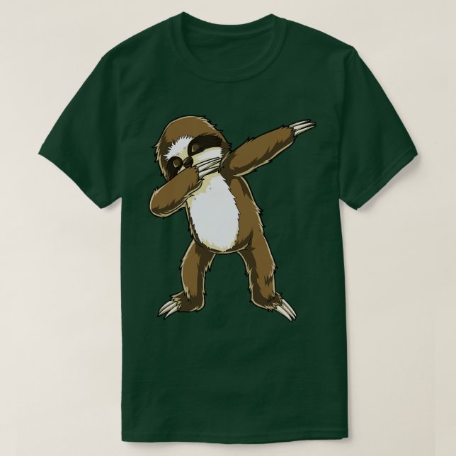 Sloth Dabbing Funny Animal Dab Dance  Gifts T-Shirt (Design Front)