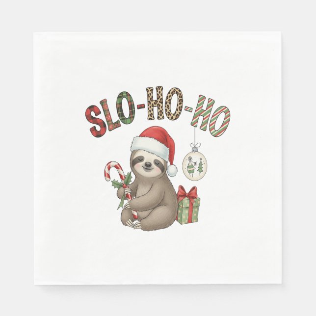 Sloth  Design Sloth Napkins (Front)