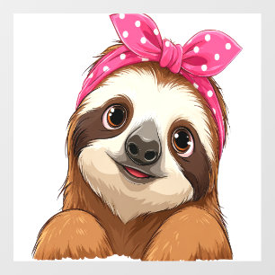 Sloth  Design Sloth Wall Decal