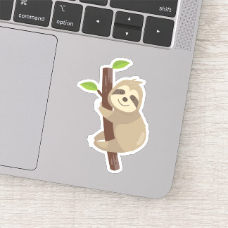 Sloth Die Cut Sticker #4