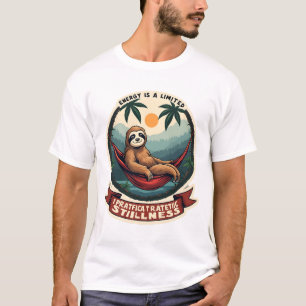 Sloth Dinosaur Vintage Retro Ride Graphic T-Shirt