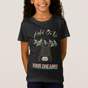 Sloth Dream Catcher "Hold Onto Your Dreams" Girl's T-Shirt