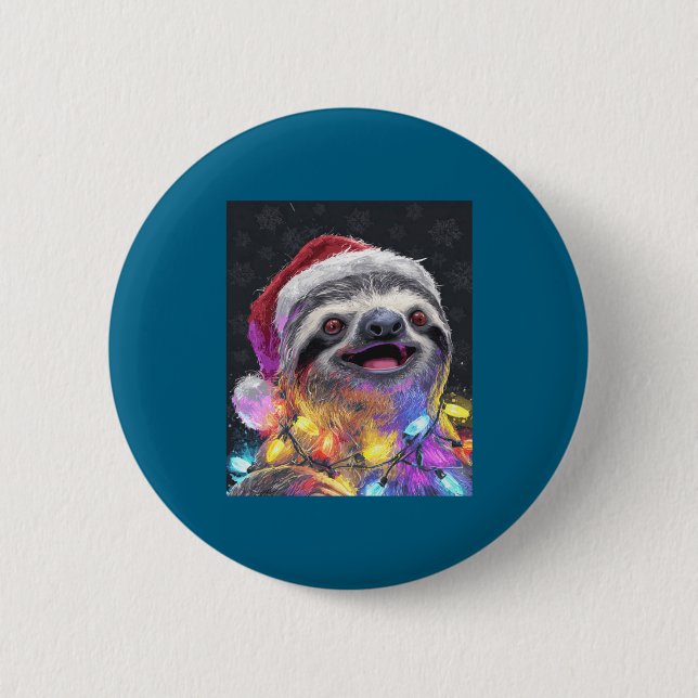 Sloth Dreams Button (Front)