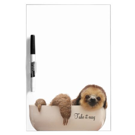 Sloth Dry Erase Board