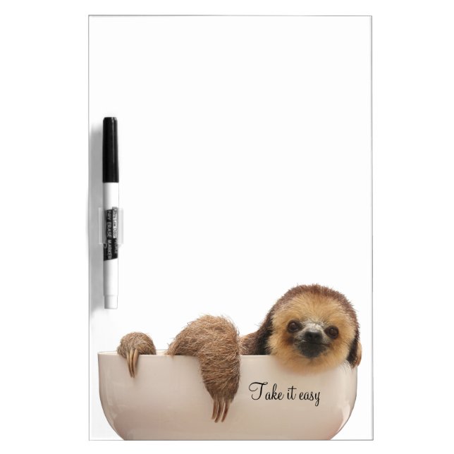 Sloth Dry Erase Board (Front)