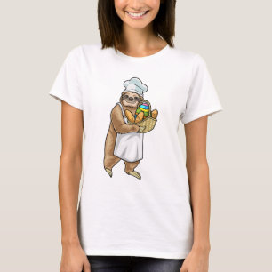 Sloth Easter Baker T-Shirt
