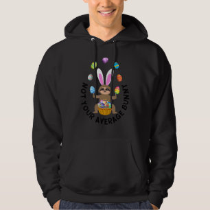 Sloth Easter Egg Hunt Funny Easter Basket Kids Hoodie