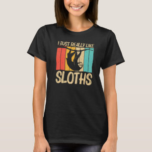 Sloth For Men Women Lazy Sloth Animal T-Shirt