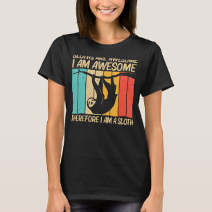 Sloth For Men Women Lazy Sloth Animal T-Shirt