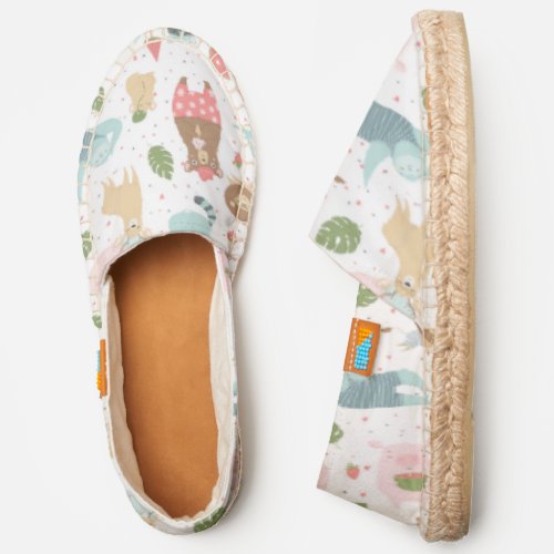 Sloth  Friends Pattern Espadrilles