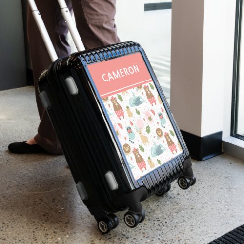 Sloth  Friends Pattern  Personalize Luggage