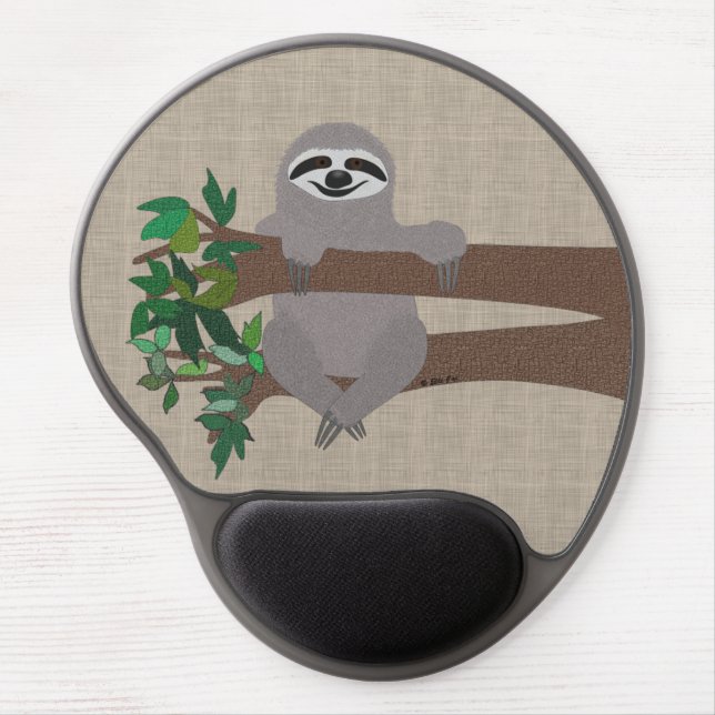 Sloth Gel Mouse Pad (Front)