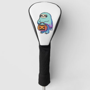 Sloth Ghost Halloween Oversized T-Shirt Golf Head Cover