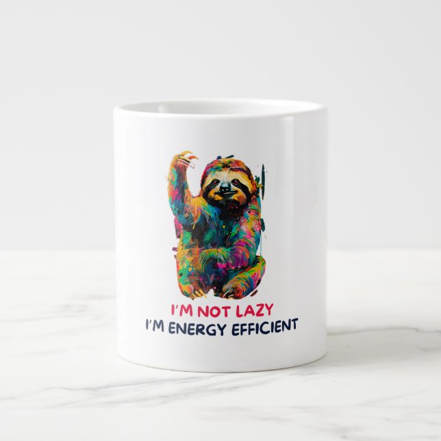Sloth Giant Coffee Mug (Front)