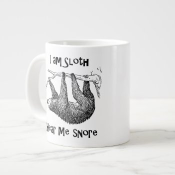Sloth Giant Coffee Mug by WaywardMuse at Zazzle