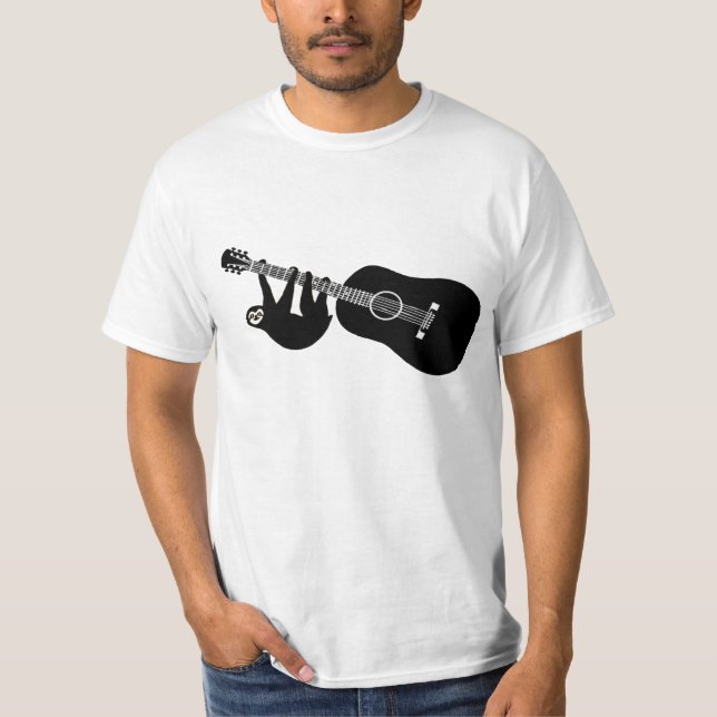 sloth guitar tee (Front)