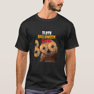 Sloth Halloween Bagel Costume T-Shirt