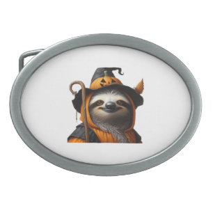 Sloth Halloween Classic T-Shirt Belt Buckle