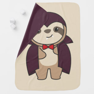 Sloth Halloween Cute Devil Vampire Costume Baby Bl Blanket