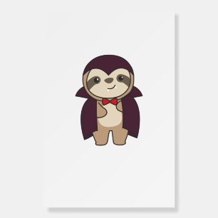 Sloth Halloween Cute Devil Vampire Costume Foam Board