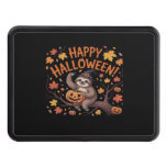 Sloth Halloween Day Oversized T-Shirt Hitch Cover