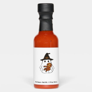 Sloth Halloween Ghost Witch Hat Animal Lovers Boys Hot Sauces