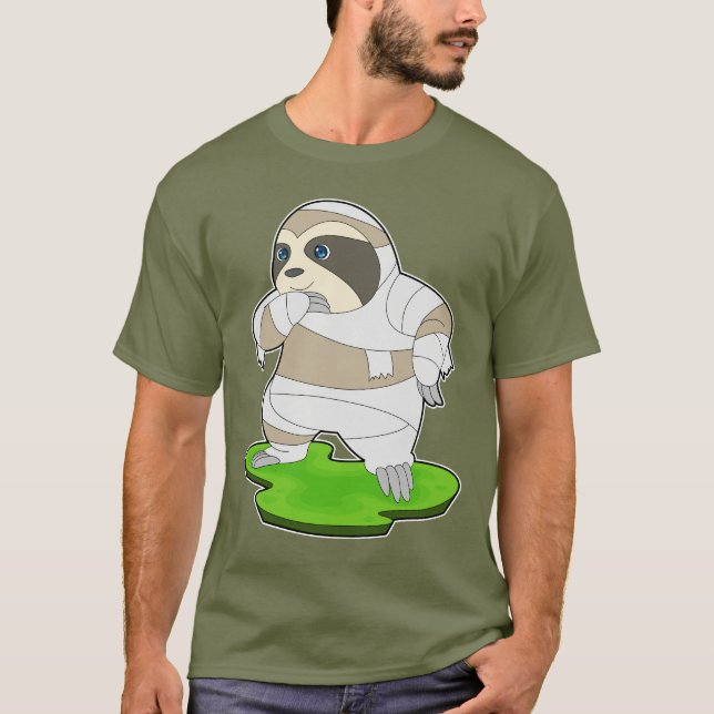 Sloth Halloween Mommy T-Shirt (Front)