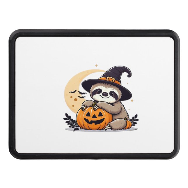 Sloth Halloween Motif Cute Classic T-Shirt Hitch Cover (Front)