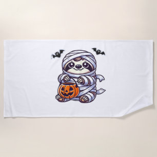 Sloth Halloween Mummy Kids Women Men Sloth Classic Beach Towel